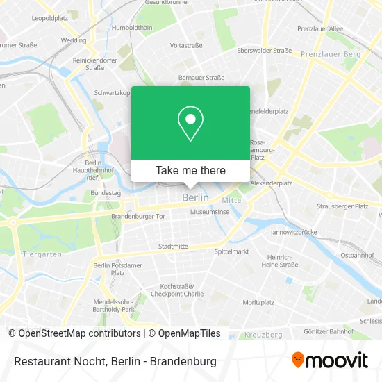 Restaurant Nocht map