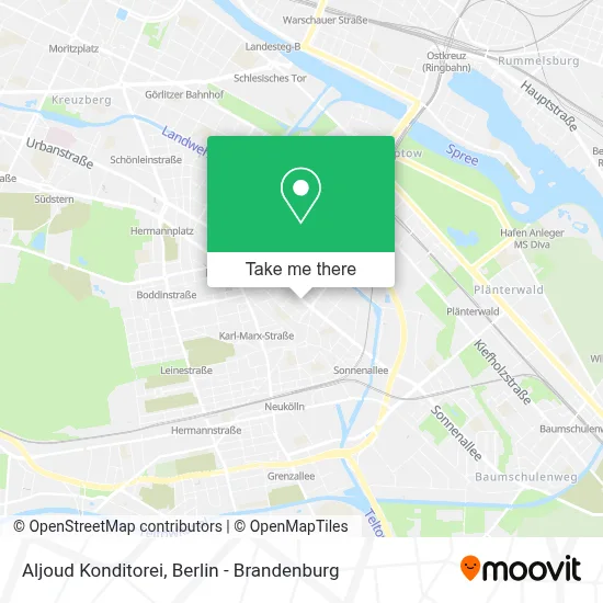 Aljoud Konditorei map