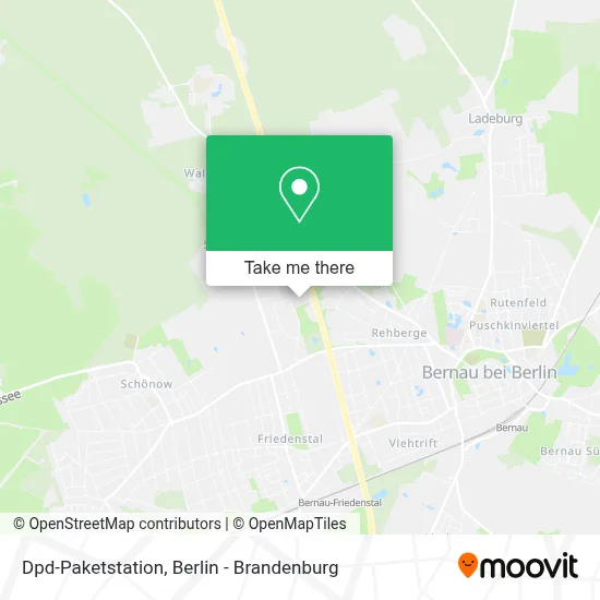 Dpd-Paketstation map