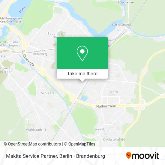Makita Service Partner map