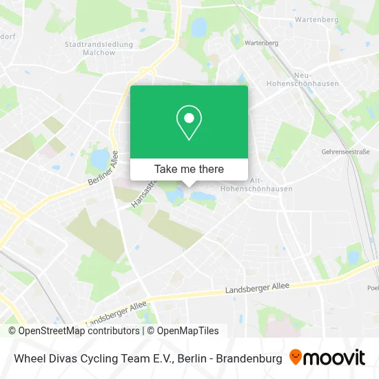Wheel Divas Cycling Team E.V. map
