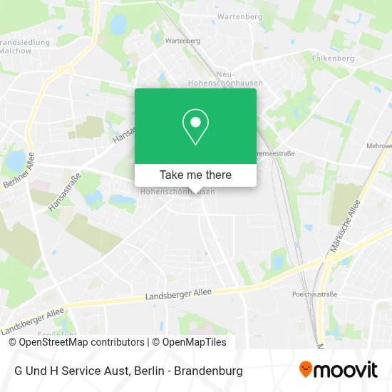 G Und H Service Aust map