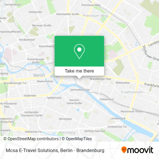 Mcsa E-Travel Solutions map