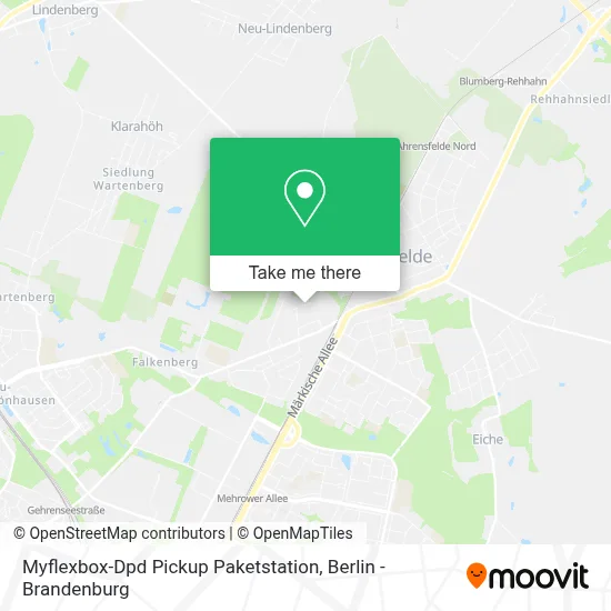 Myflexbox-Dpd Pickup Paketstation map