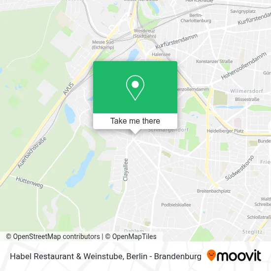 Habel Restaurant & Weinstube map