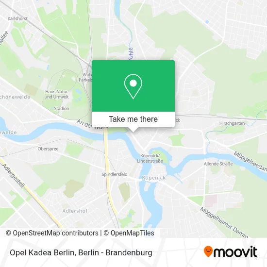 Opel Kadea Berlin map