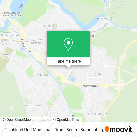 Tischlerei Und Modellbau Timm map