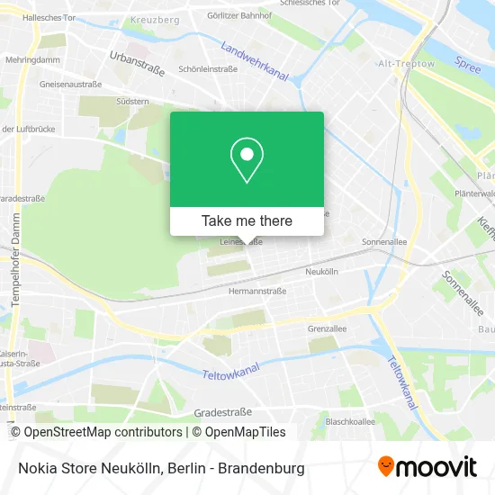 Nokia Store Neukölln map