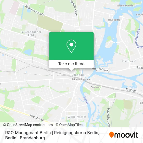 R&Q Managmant Berlin | Reinigungsfirma Berlin map