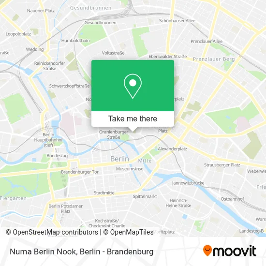 Numa Berlin Nook map