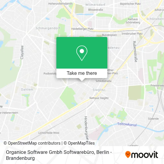 Organice Software Gmbh Softwarebüro map