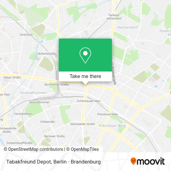 Tabakfreund Depot map