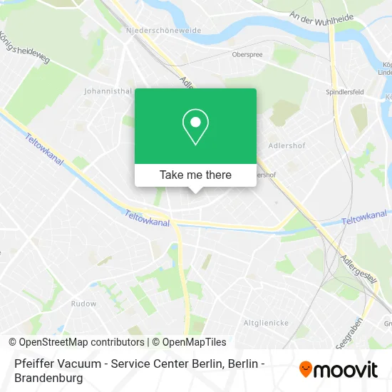 Pfeiffer Vacuum - Service Center Berlin map