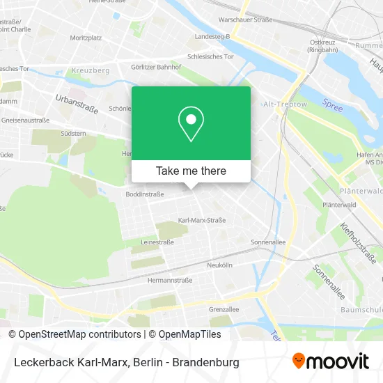 Leckerback Karl-Marx map
