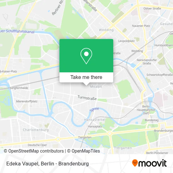 Edeka Vaupel map