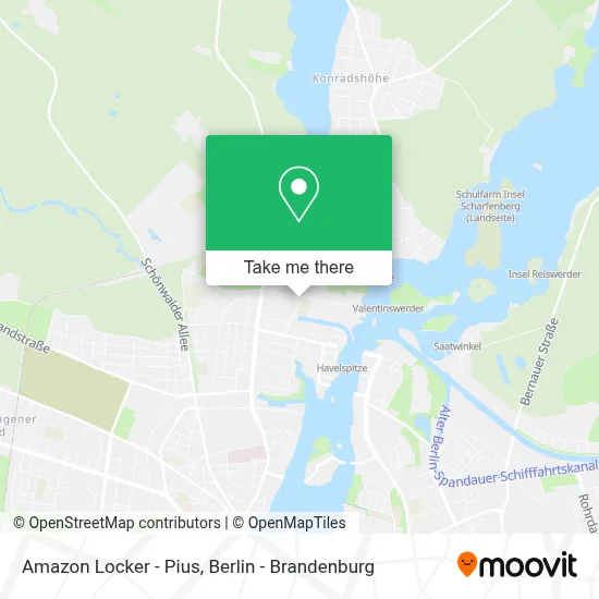 Amazon Locker - Pius map