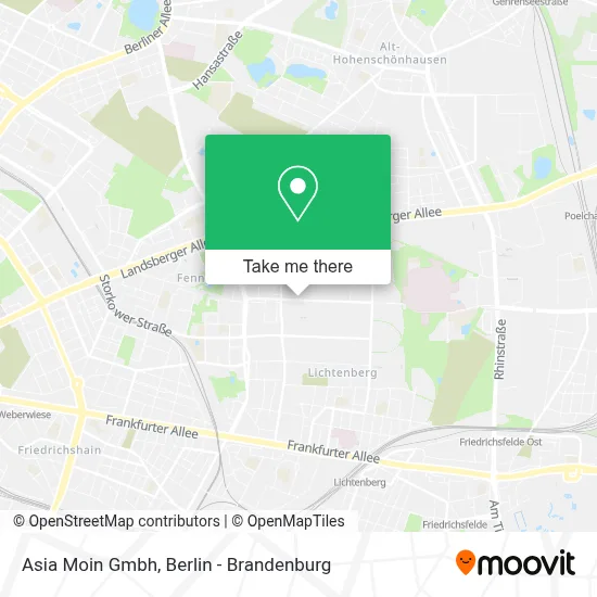 Asia Moin Gmbh map