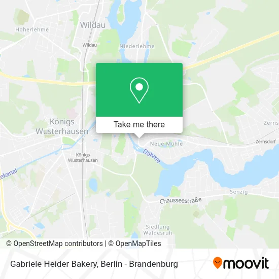 Gabriele Heider Bakery map