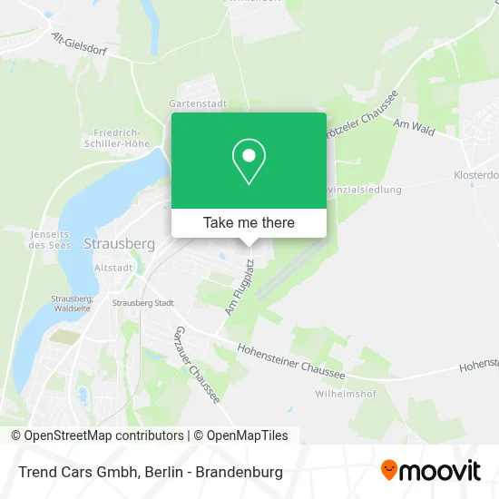 Trend Cars Gmbh map