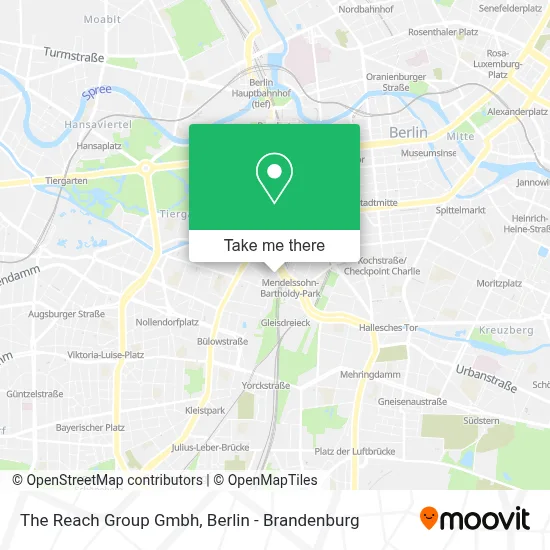 The Reach Group Gmbh map