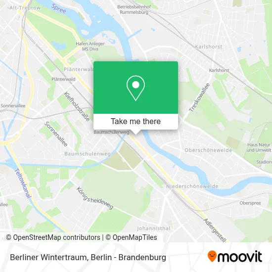 Berliner Wintertraum map