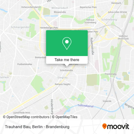 Trauhand Bau map