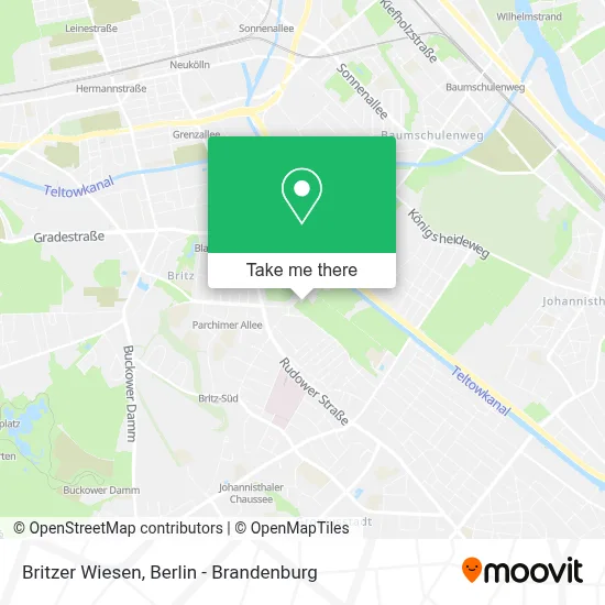 Britzer Wiesen map