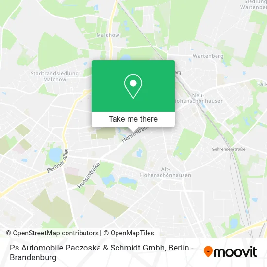 Ps Automobile Paczoska & Schmidt Gmbh map