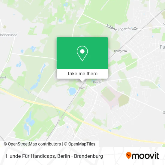 Hunde Für Handicaps map