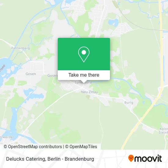 Delucks Catering map