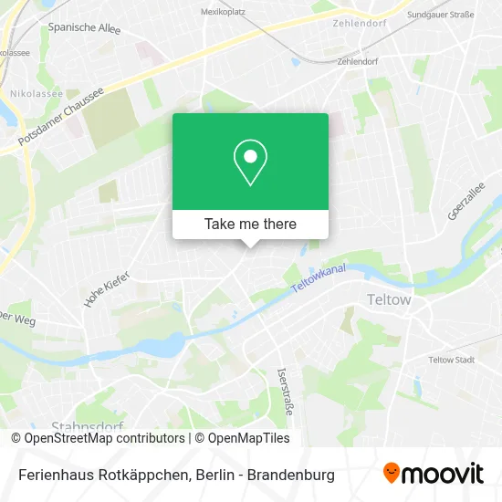 Ferienhaus Rotkäppchen map