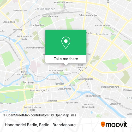 Handmodel.Berlin map