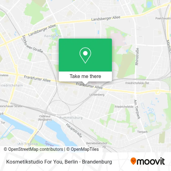 Kosmetikstudio For You map
