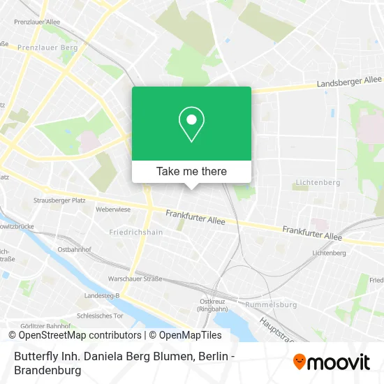Butterfly Inh. Daniela Berg Blumen map