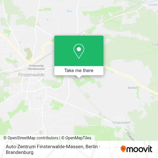 Auto-Zentrum Finsterwalde-Massen map