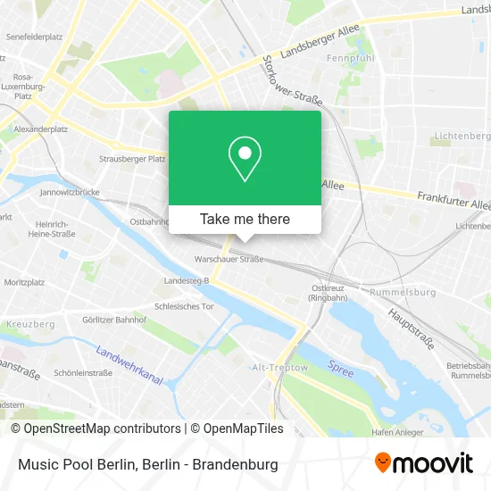 Music Pool Berlin map