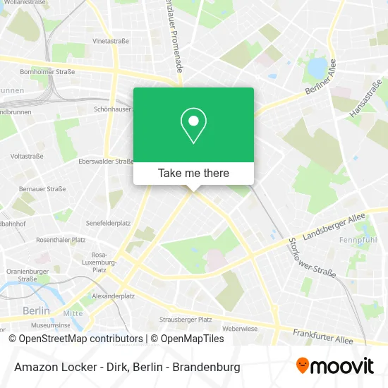 Amazon Locker - Dirk map