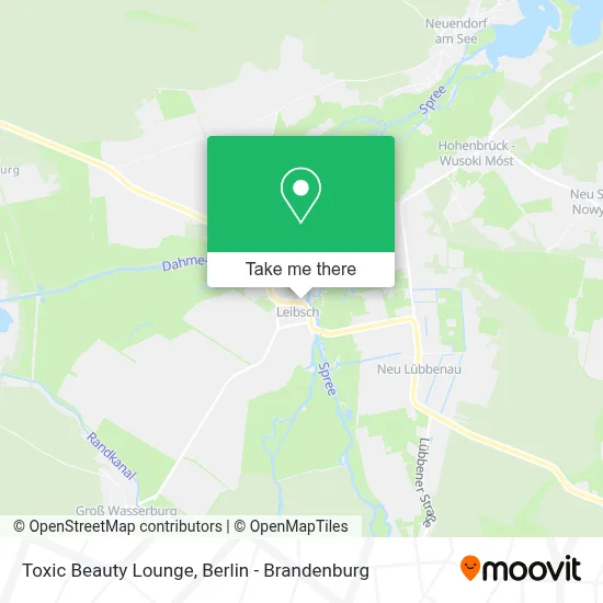 Toxic Beauty Lounge map