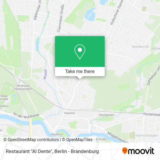 Restaurant "Al Dente" map