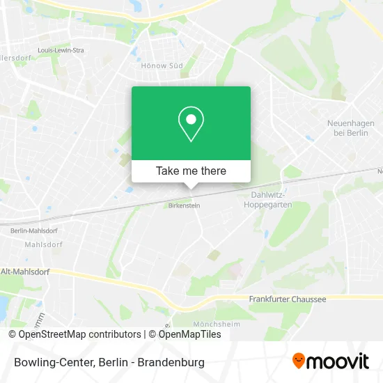 Bowling-Center map