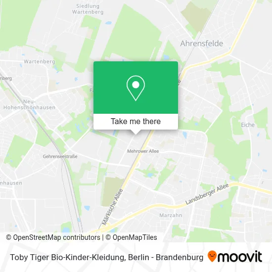 Toby Tiger Bio-Kinder-Kleidung map
