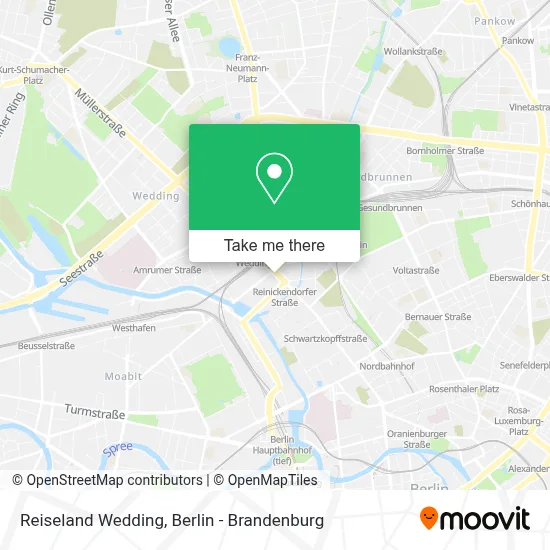 Reiseland Wedding map