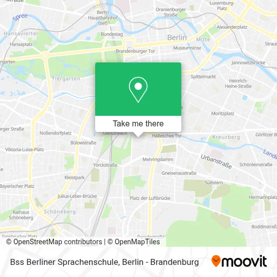 Bss Berliner Sprachenschule map