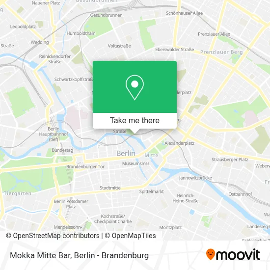 Mokka Mitte Bar map