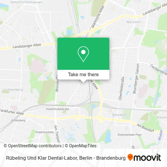 Rübeling Und Klar Dental-Labor map
