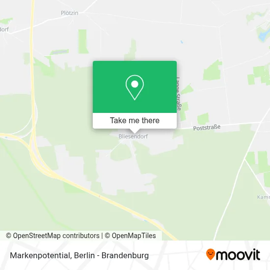Markenpotential map