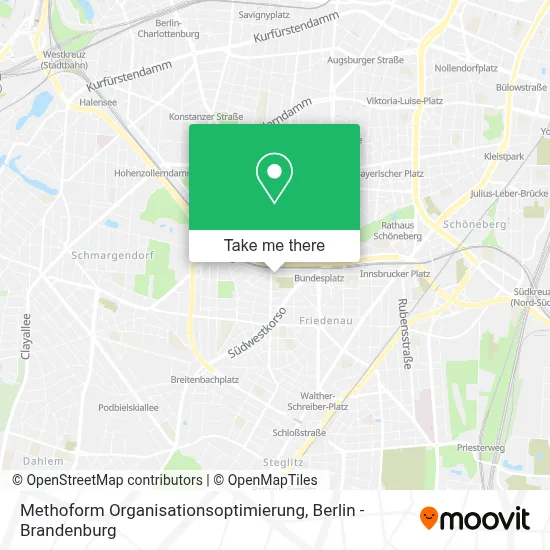 Methoform Organisationsoptimierung map