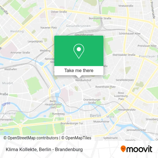 Klima Kollekte map
