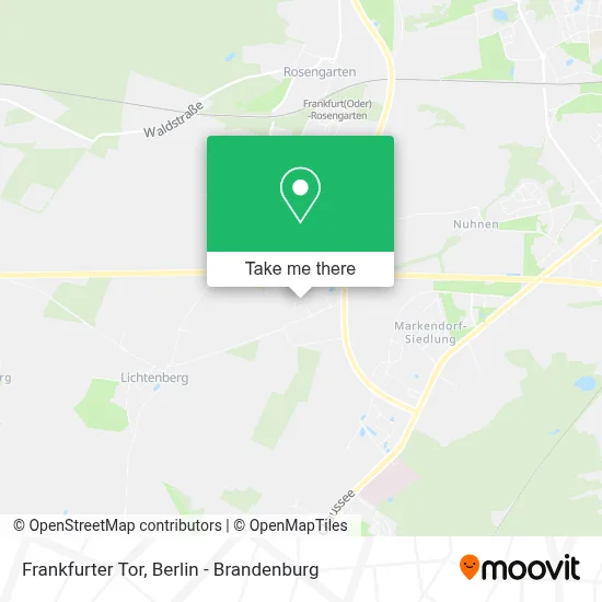 Frankfurter Tor map