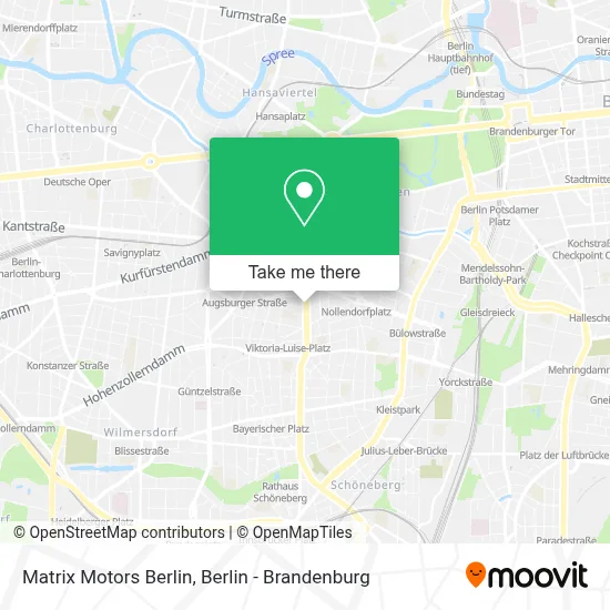 Matrix Motors Berlin map